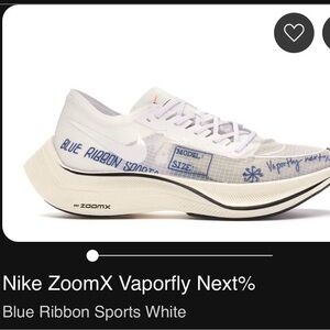 Nike ZoomX Vaporfly Next%
Blue Ribbon Sports White